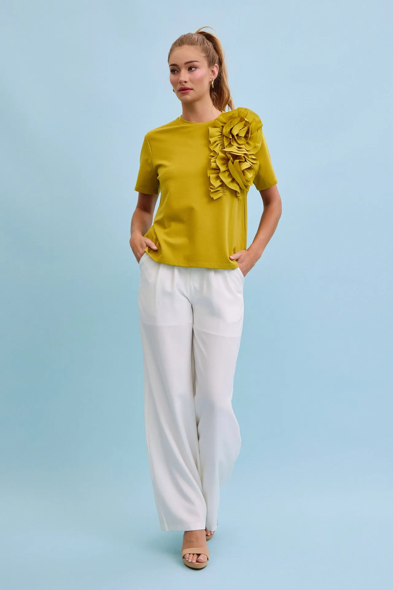 Celeste Woven Wide Leg Pants
