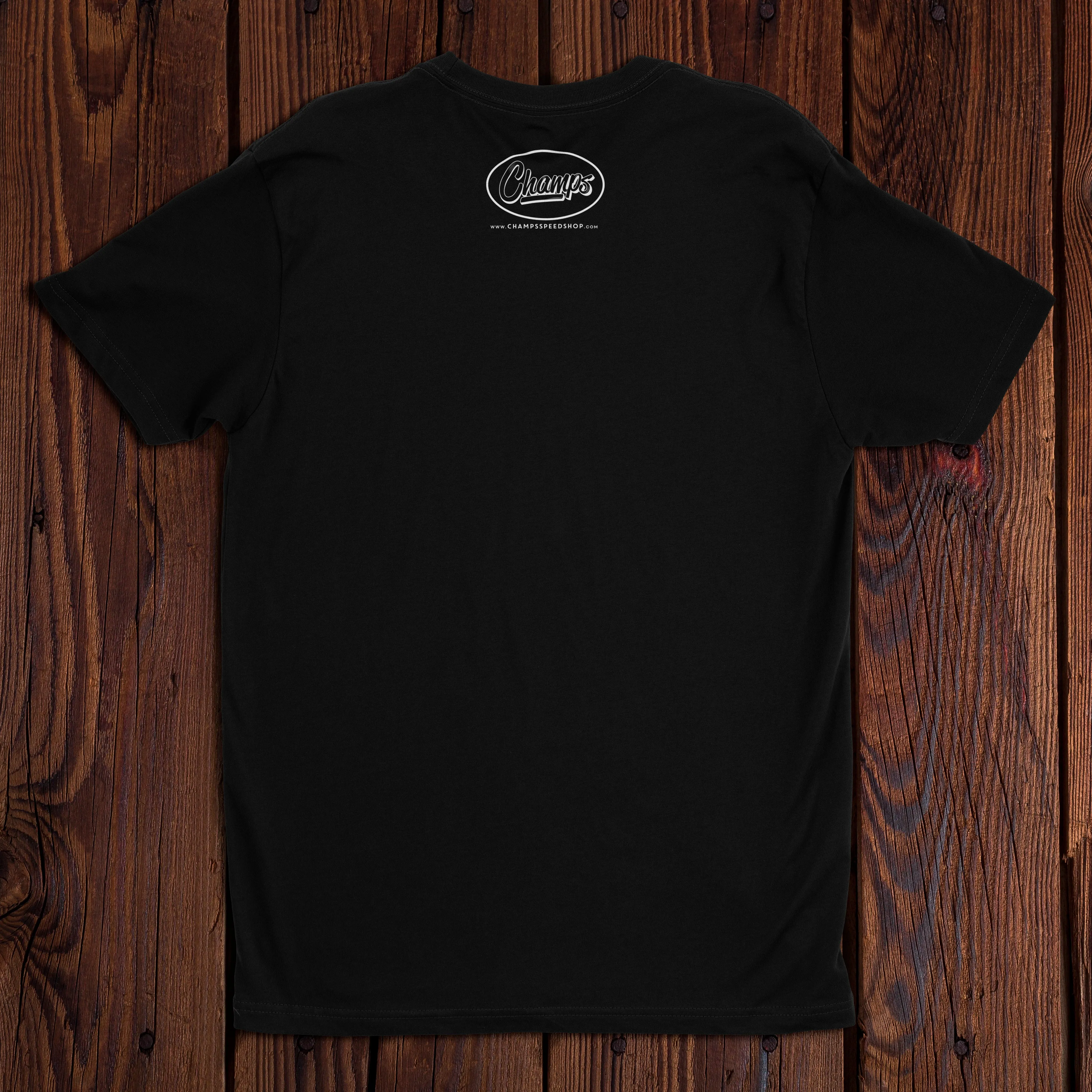 Champ's Speedshop - 94-Current California License Plate T-shirt - Custom!
