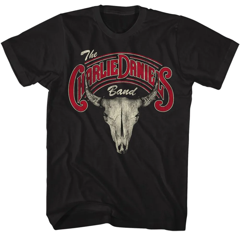 Charlie Daniels Band Skull n Logo T-Shirt