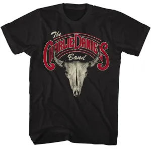 Charlie Daniels Band Skull n Logo T-Shirt