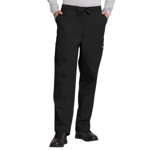 Cherokee Workwear 4000 Scrubs Pants Men's Drawstring Cargo Black