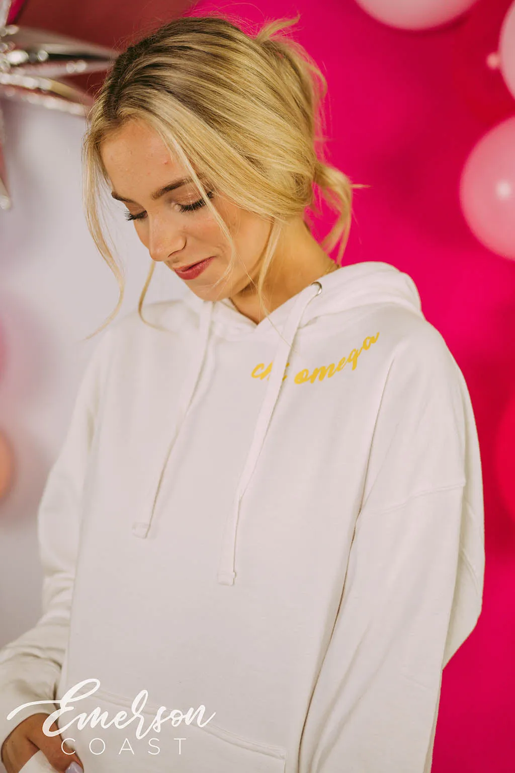 Chi Omega Colorful PR Hoodie