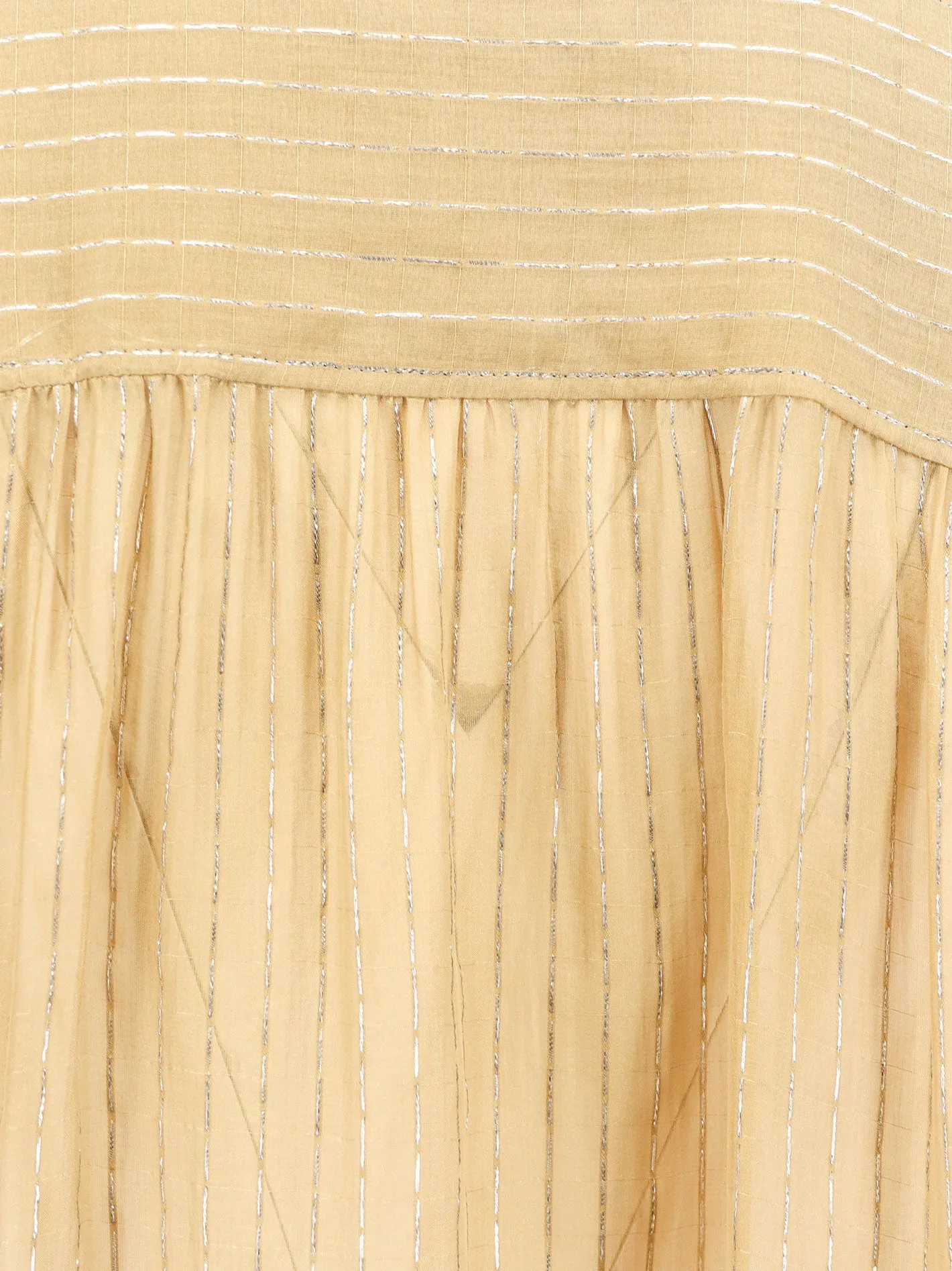 Chloe' Silk Shirt With Lurex Details