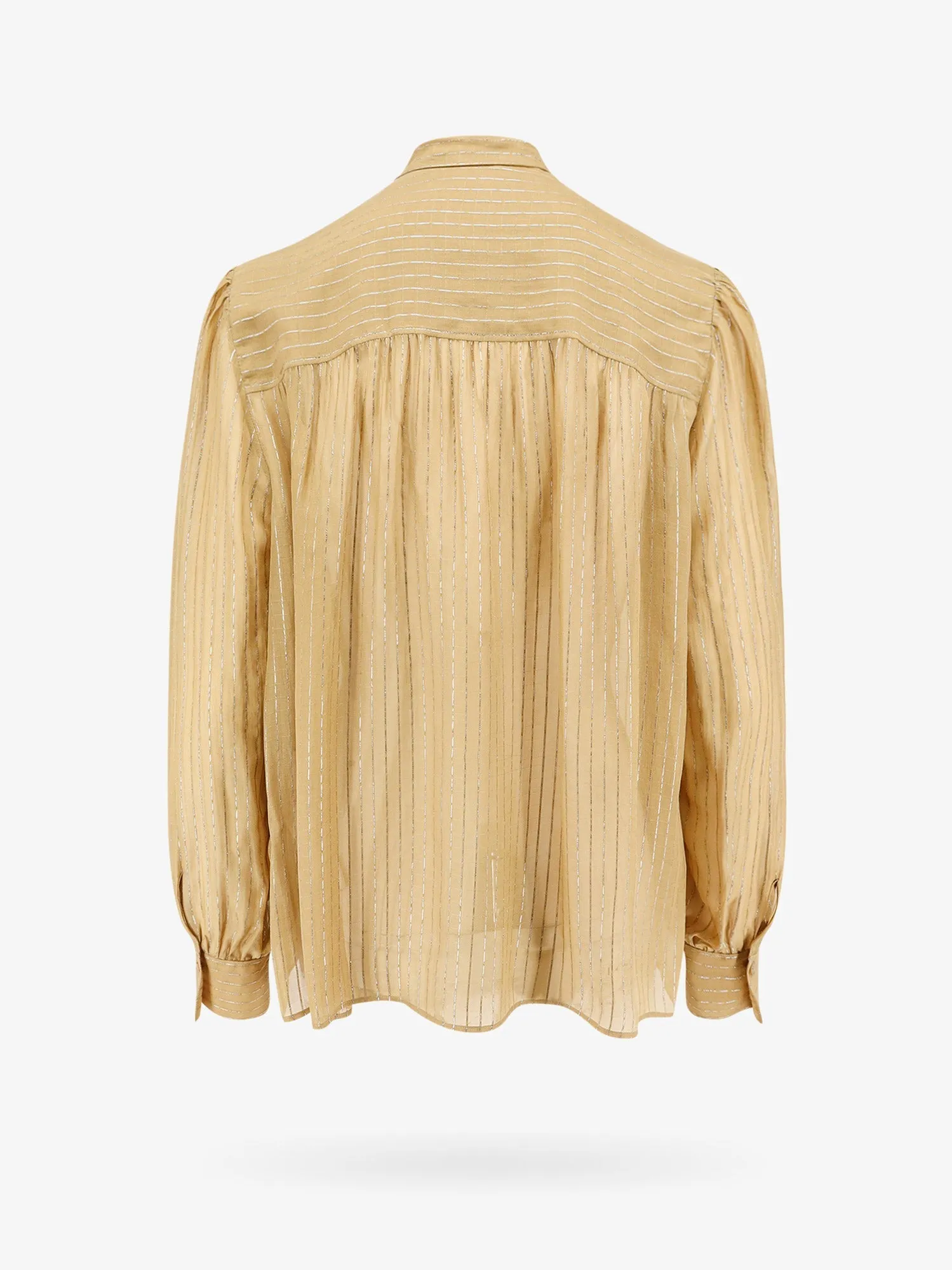 Chloe' Silk Shirt With Lurex Details