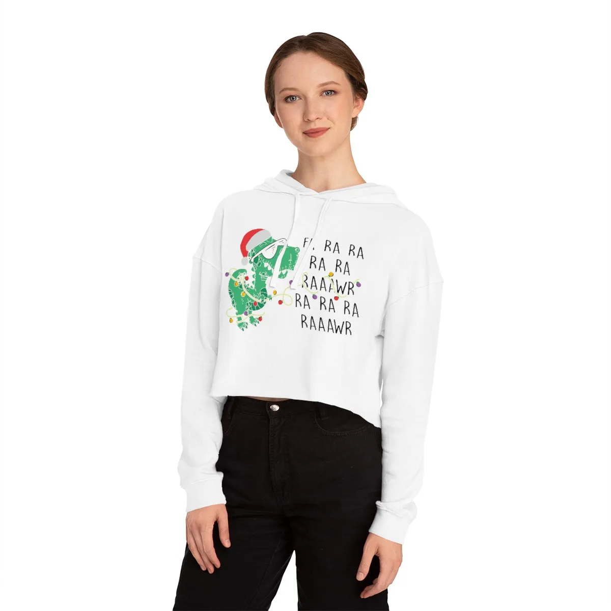 Christmas Women’s Cropped Hooded Sweatshirt