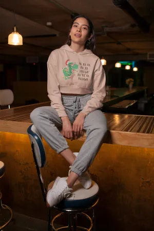 Christmas Women’s Cropped Hooded Sweatshirt