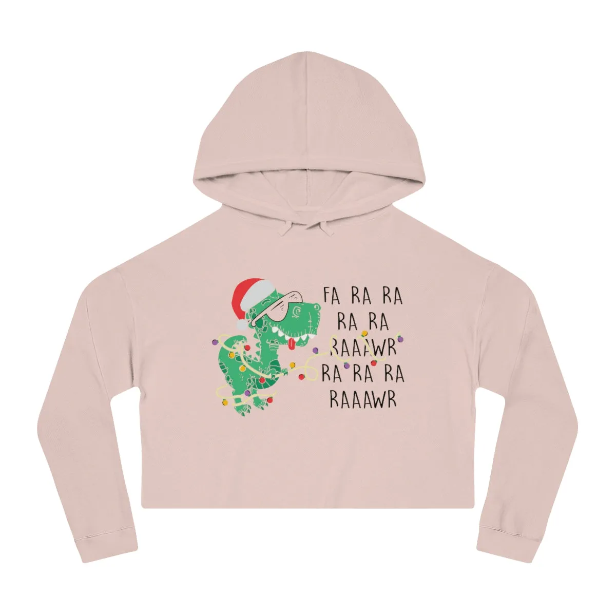 Christmas Women’s Cropped Hooded Sweatshirt