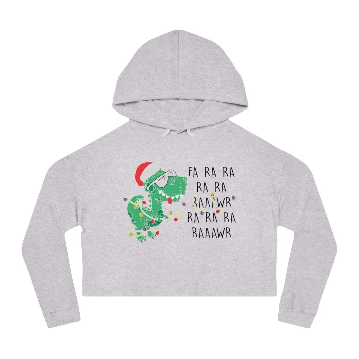 Christmas Women’s Cropped Hooded Sweatshirt