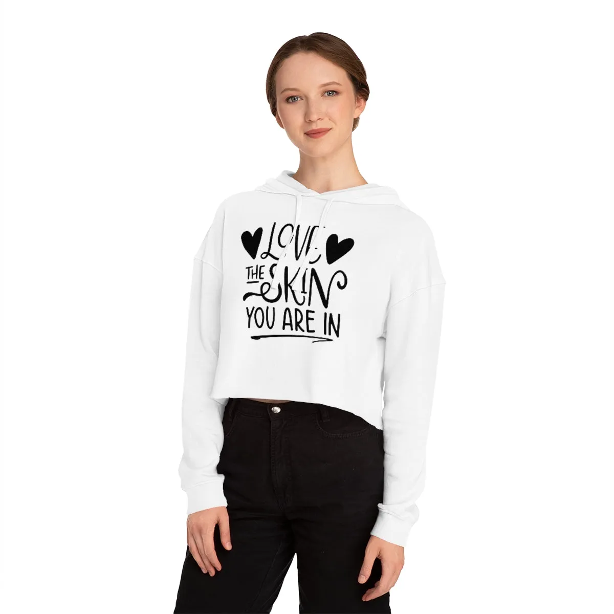 Christmas Women’s Cropped Hooded Sweatshirt