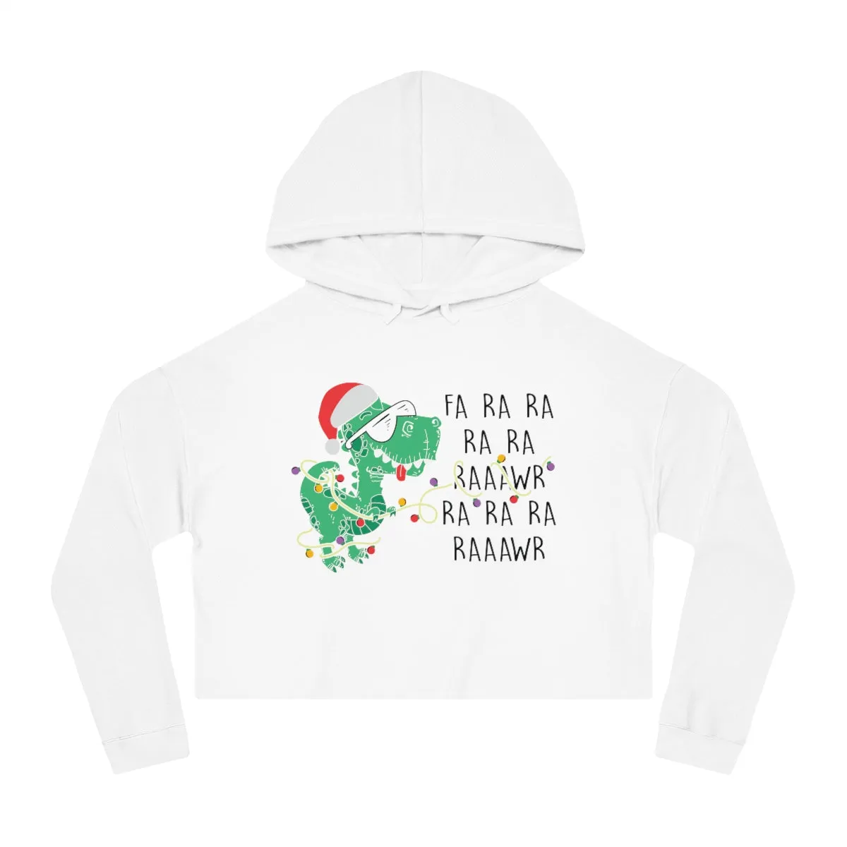 Christmas Women’s Cropped Hooded Sweatshirt