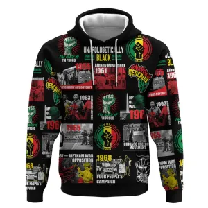 Civil Rights Movement Hoodie Poster Art Black Pride DT02