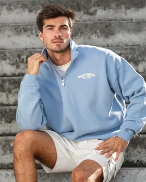 Classic Quarter Zip  - Sky Blue
