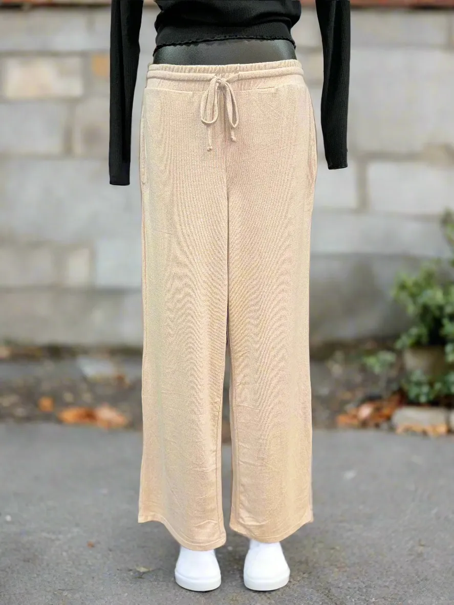 Cloud Luxe Wide-Leg Pants