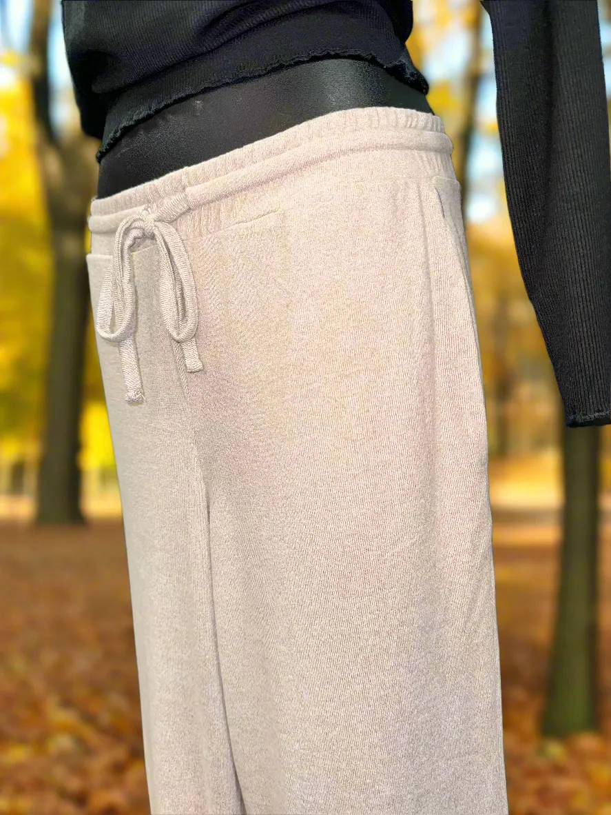 Cloud Luxe Wide-Leg Pants