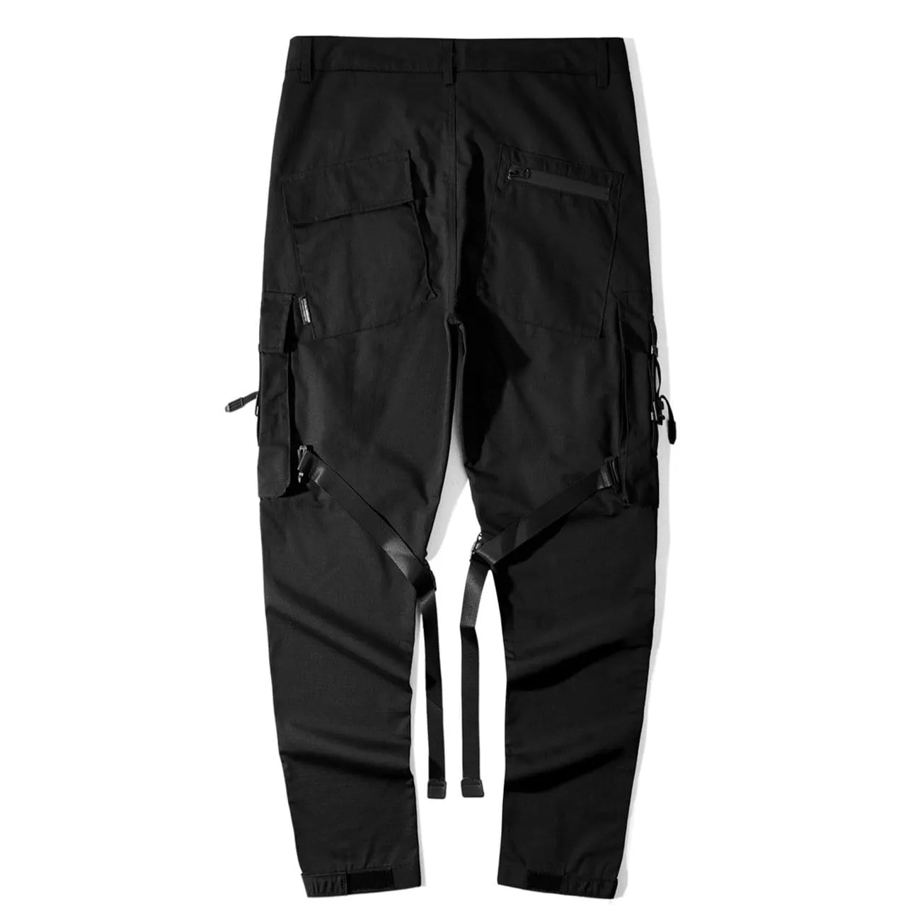 Combat Ribbons Pockets Cargo Pants