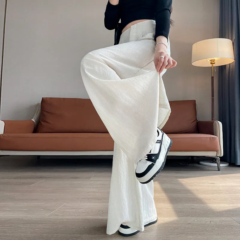 Comfortable and Breathable High Waisted Wide Leg Trousers