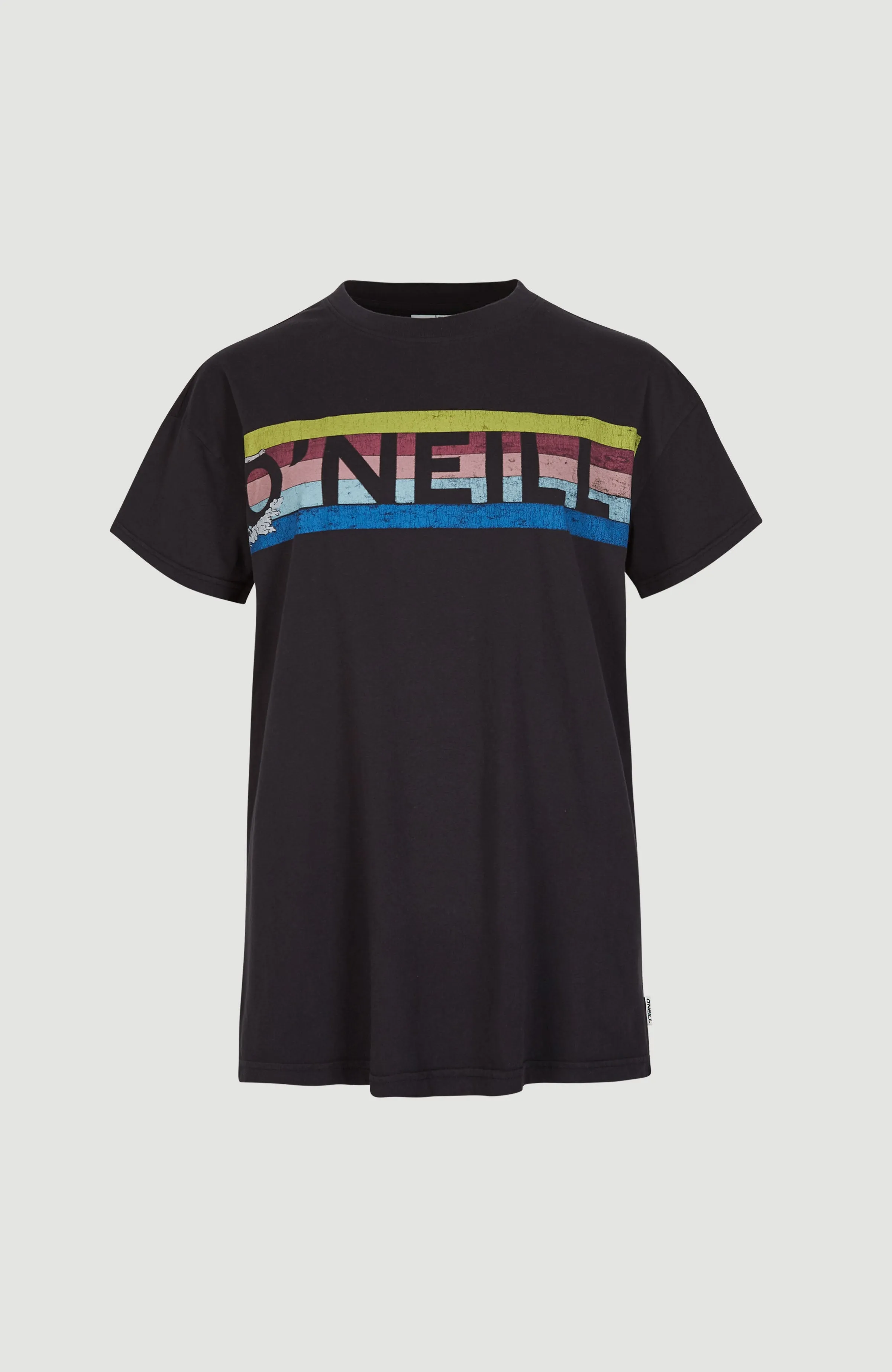 Connective Graphic Long T-Shirt | Black Out