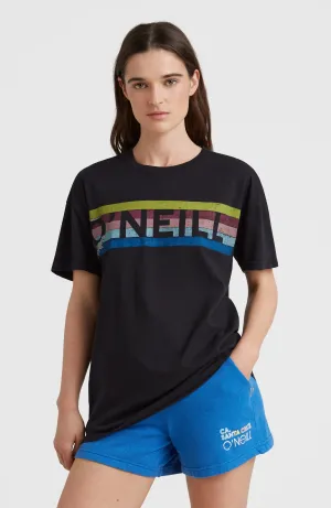 Connective Graphic Long T-Shirt | Black Out