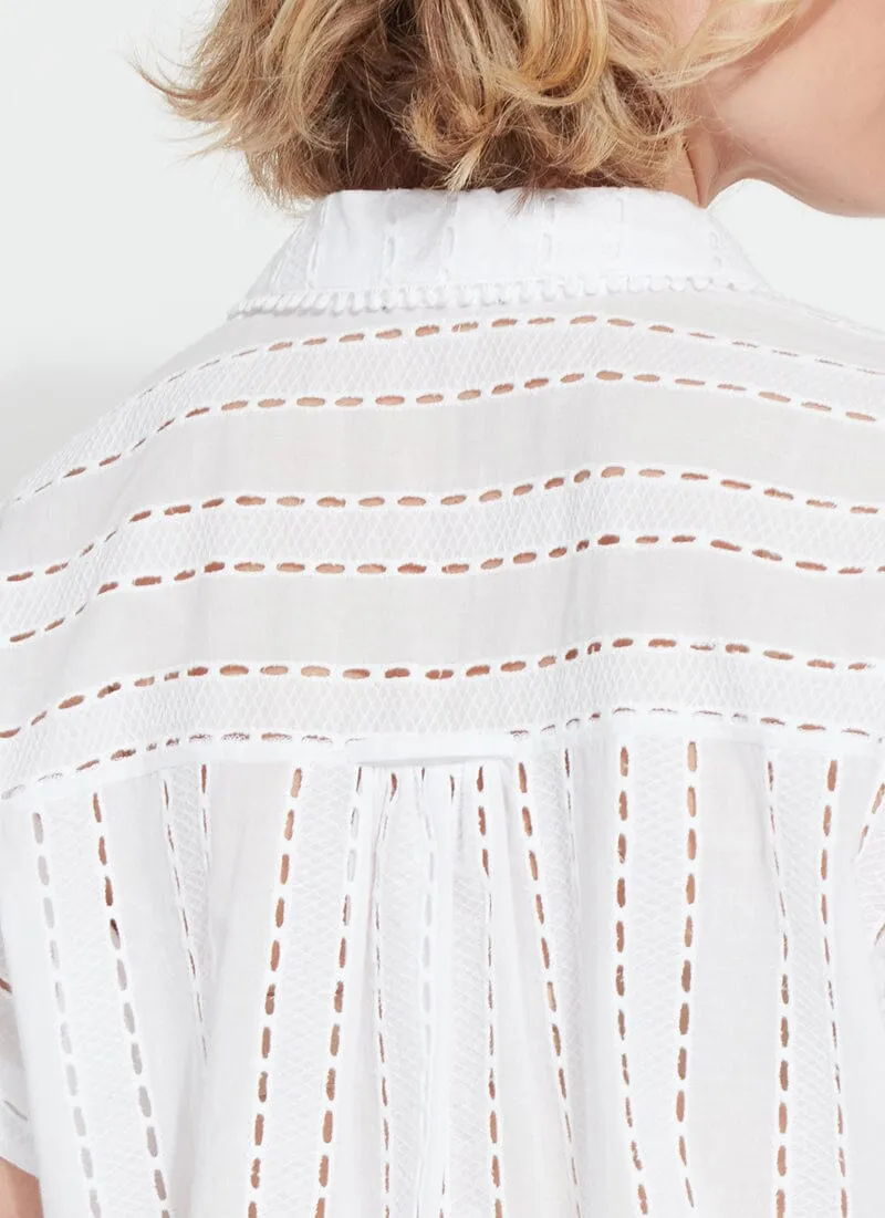 Cornet Cotton Eyelet Top