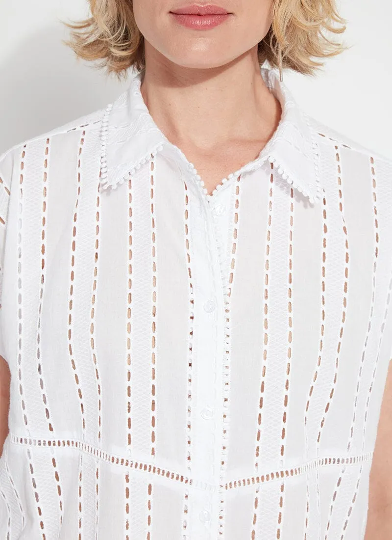 Cornet Cotton Eyelet Top