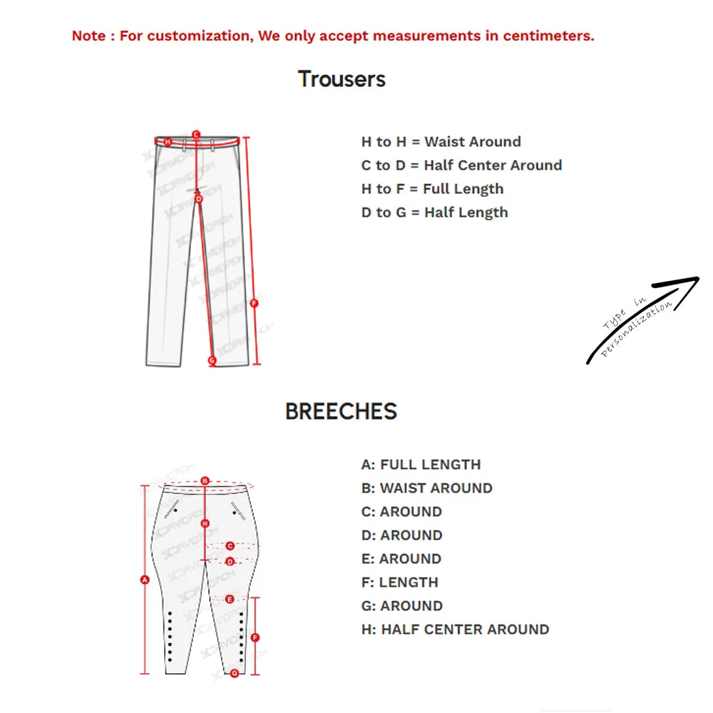 Cosplay Costume Architect Men Steampunk Victorian Trousers
