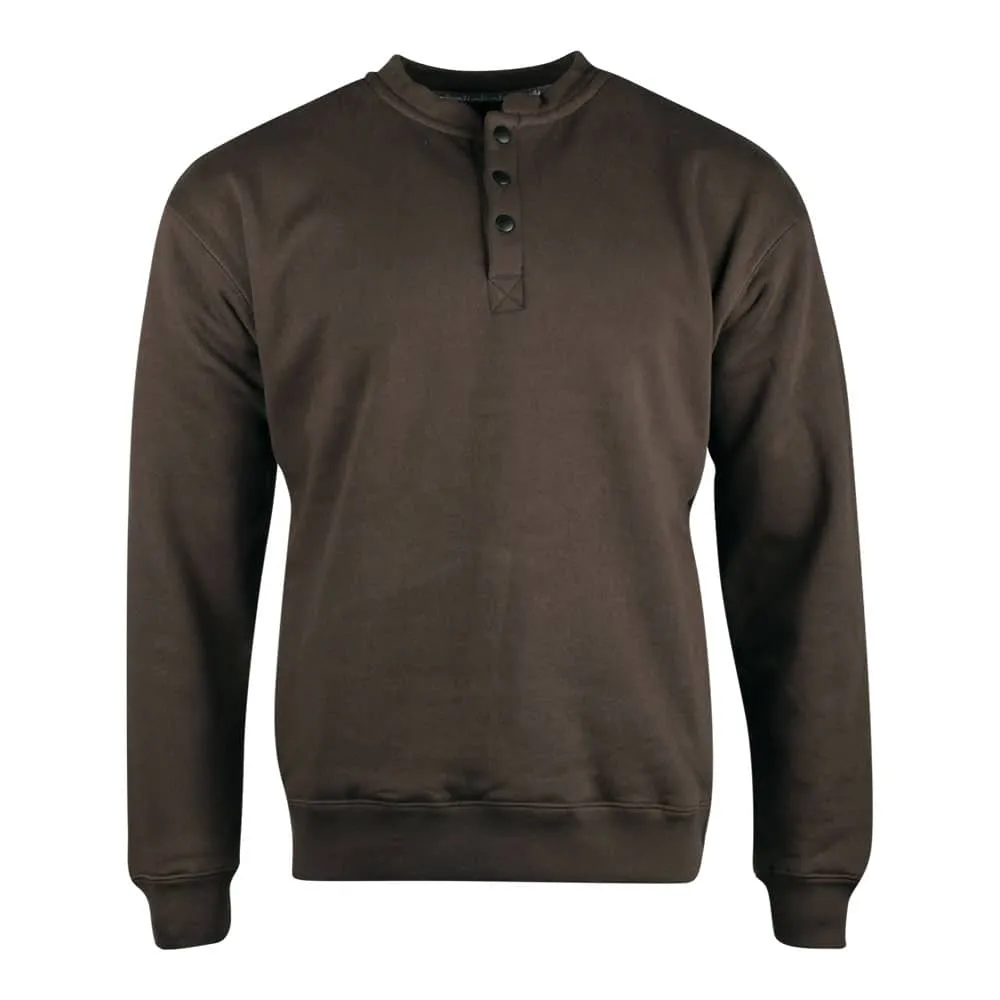 COTTON DOUBLE THICK CREW SWEATSHIRT - 400239