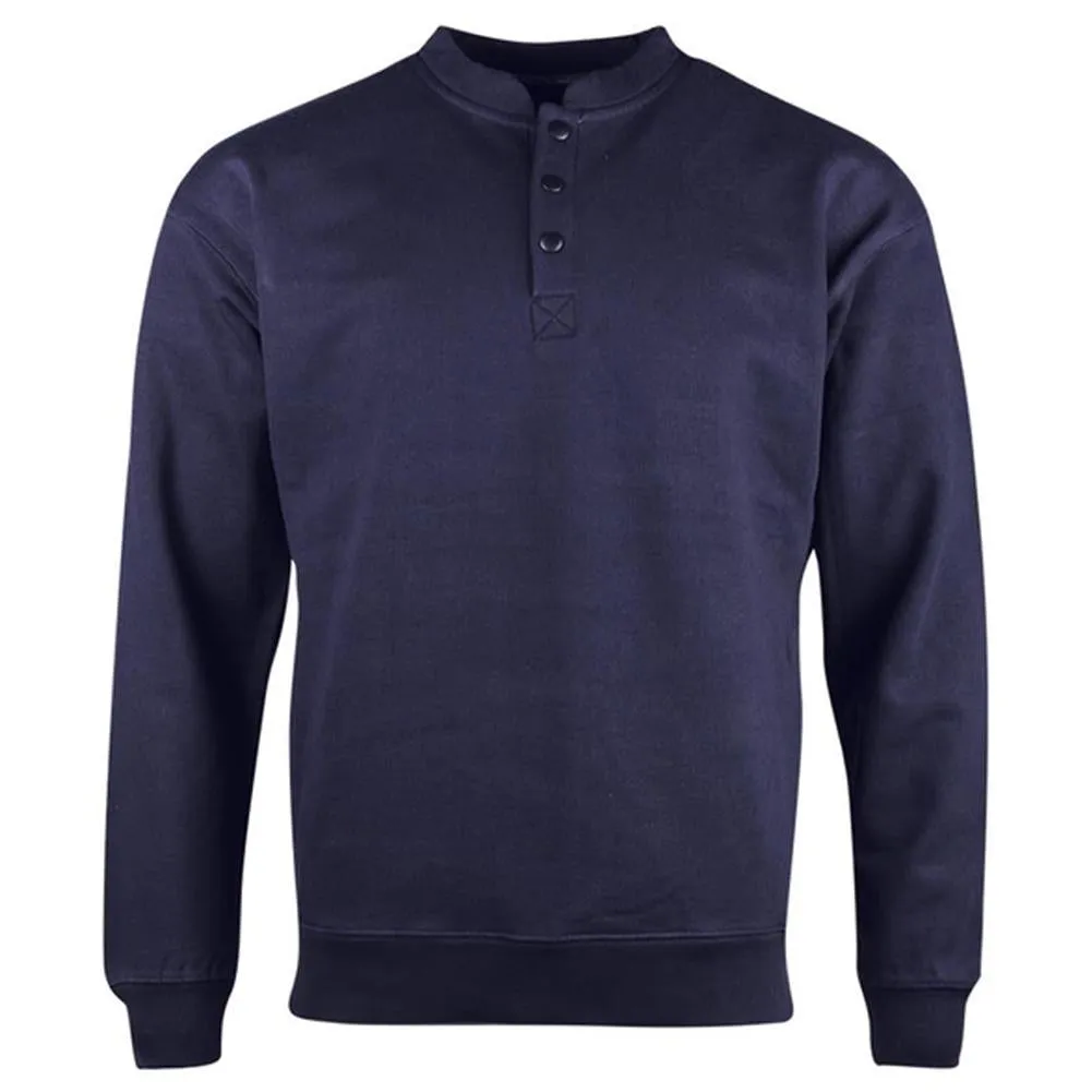 COTTON DOUBLE THICK CREW SWEATSHIRT - 400239