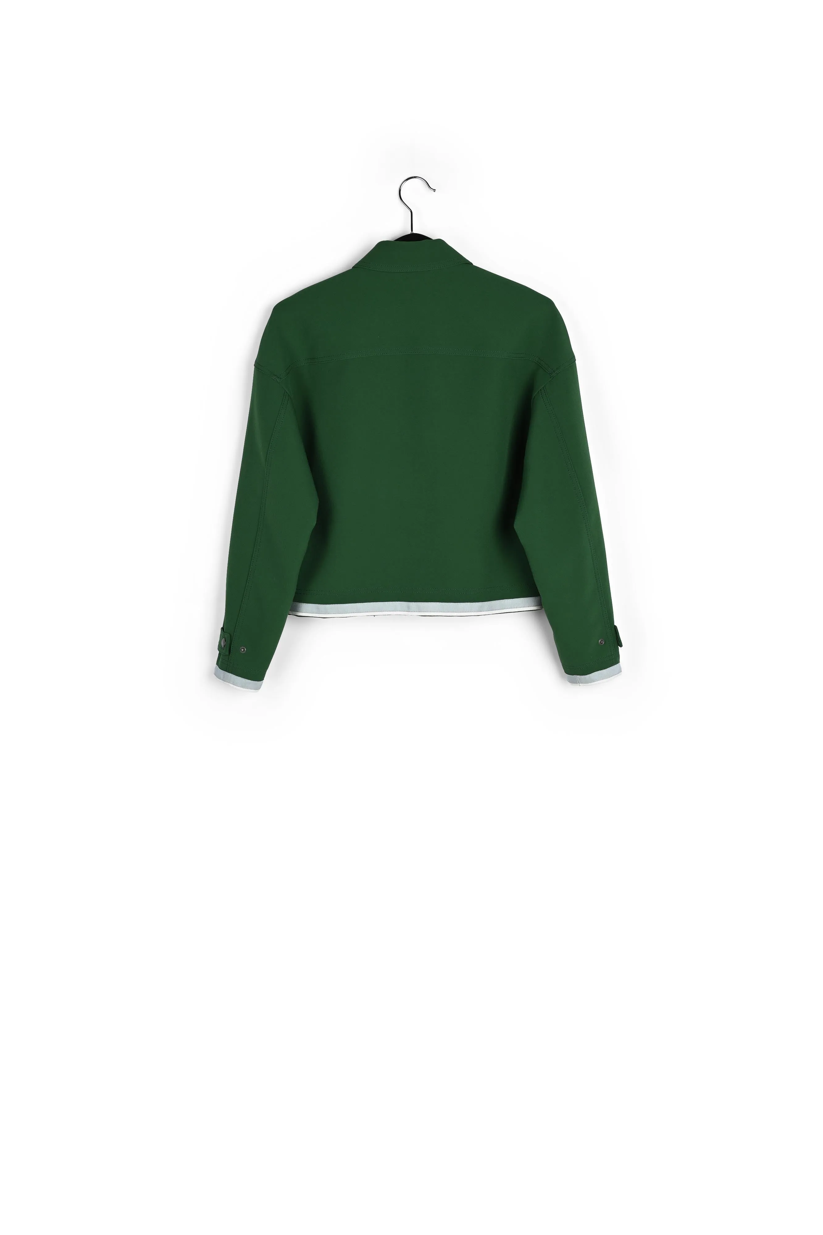 Dark green utility-inspired jacket