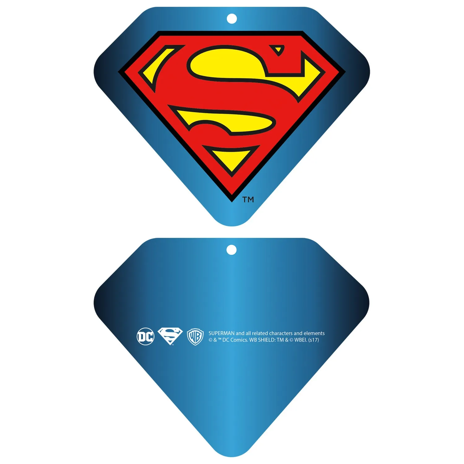 DC Comics Superman Logo Classic Official Men's T-shirt (Blue)
