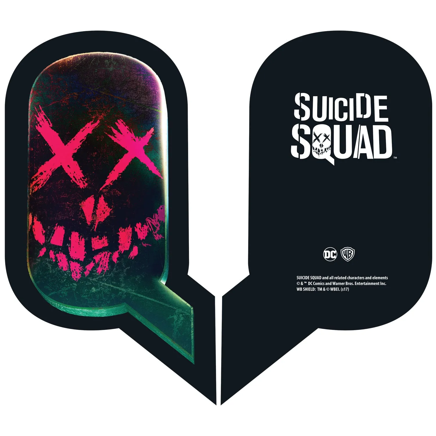 DC Suicide Squad Harley Quinn Lil Face Official Men's T-Shirt (White)