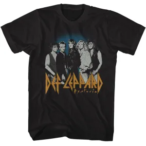 Def Leppard Blue Fade Background T-Shirt