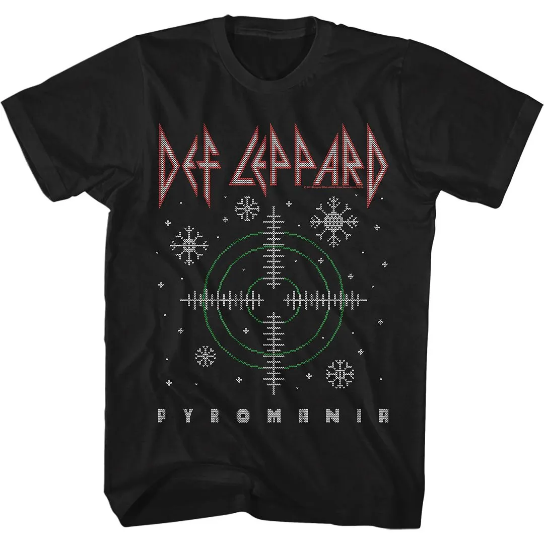Def Leppard Pyro Christmas T-Shirt