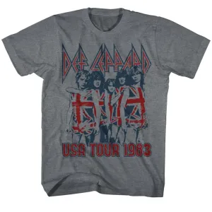 Def Leppard USA Tour 1983 T-Shirt