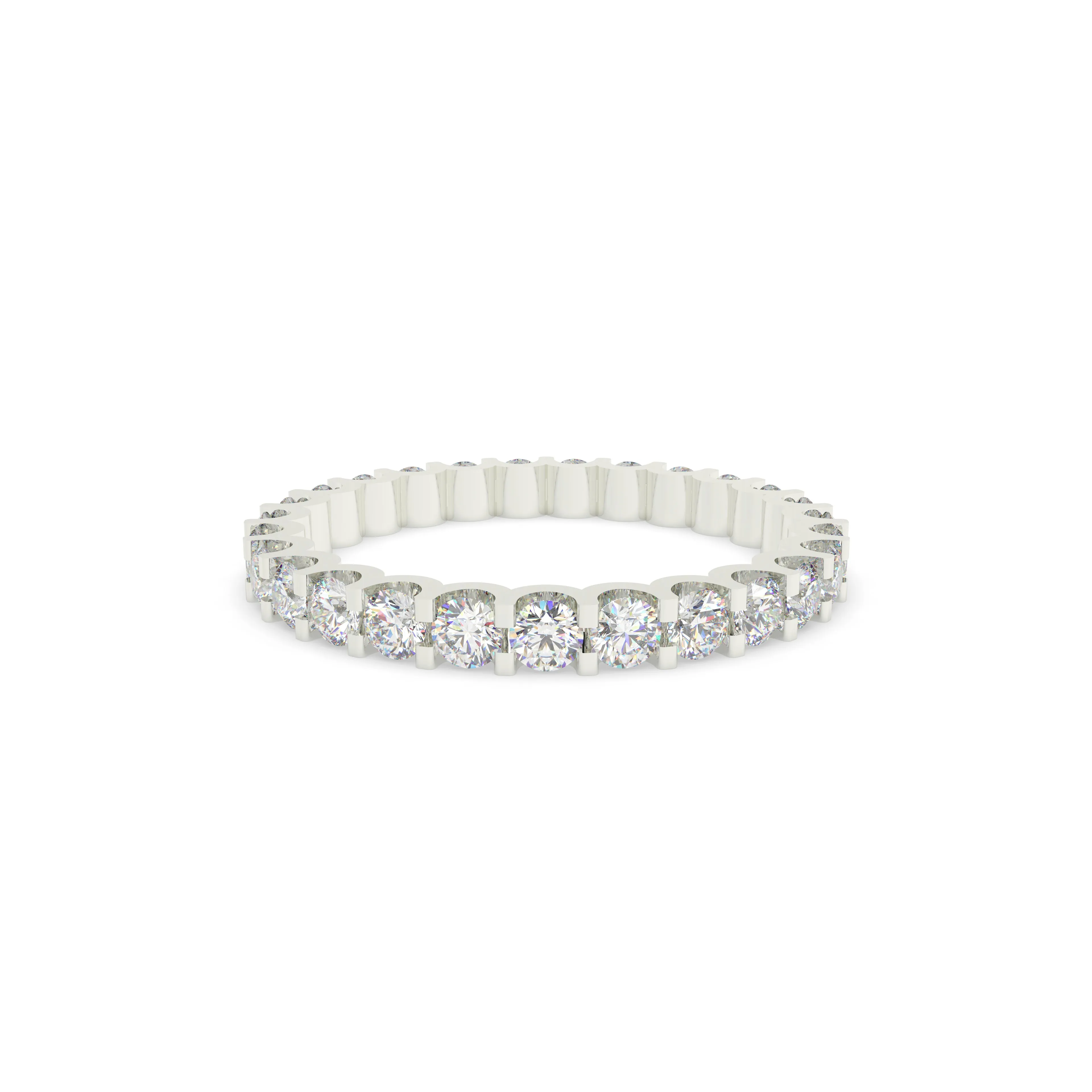 Diamond Round Halo Engagement Ring with matching Band