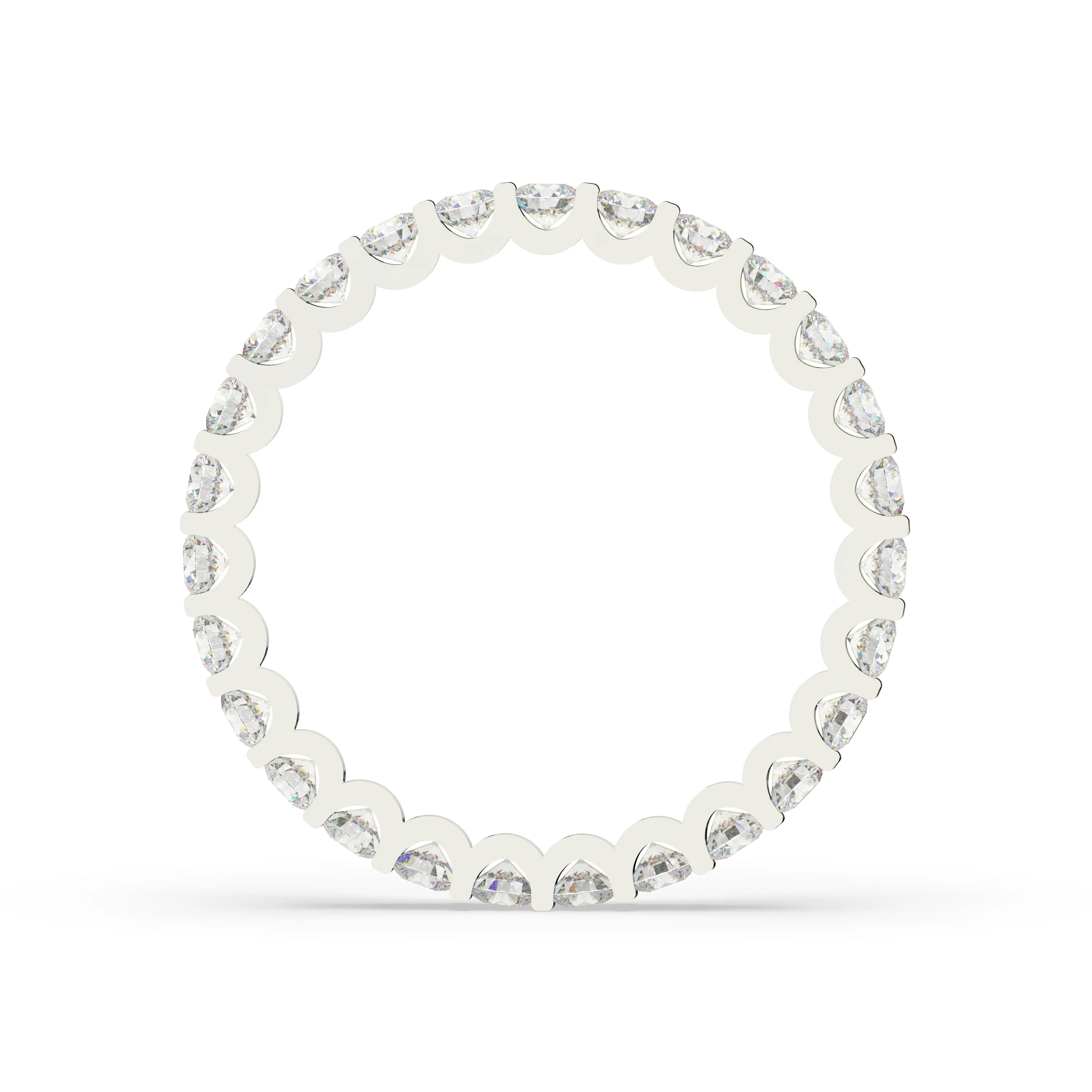 Diamond Round Halo Engagement Ring with matching Band