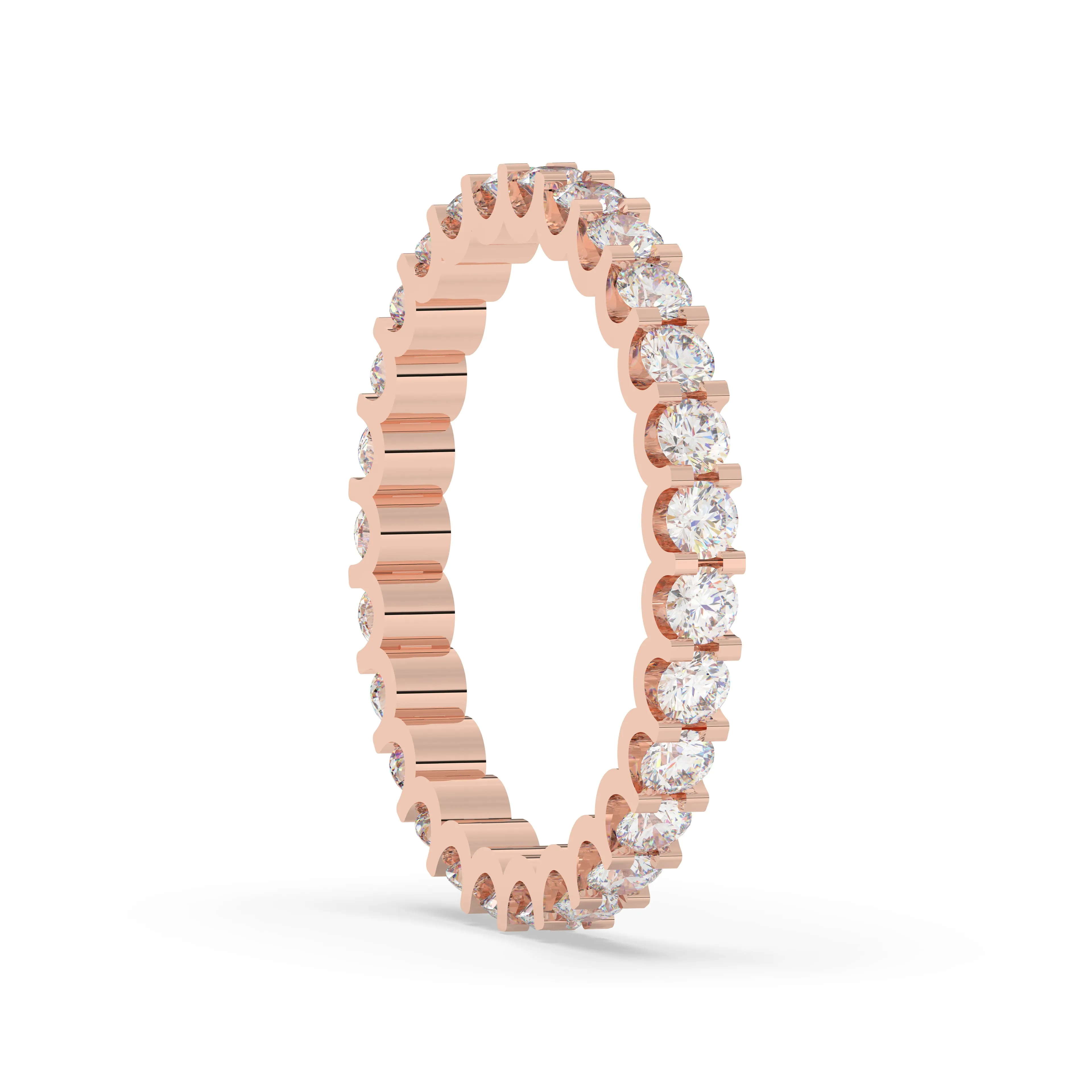 Diamond Round Halo Engagement Ring with matching Band