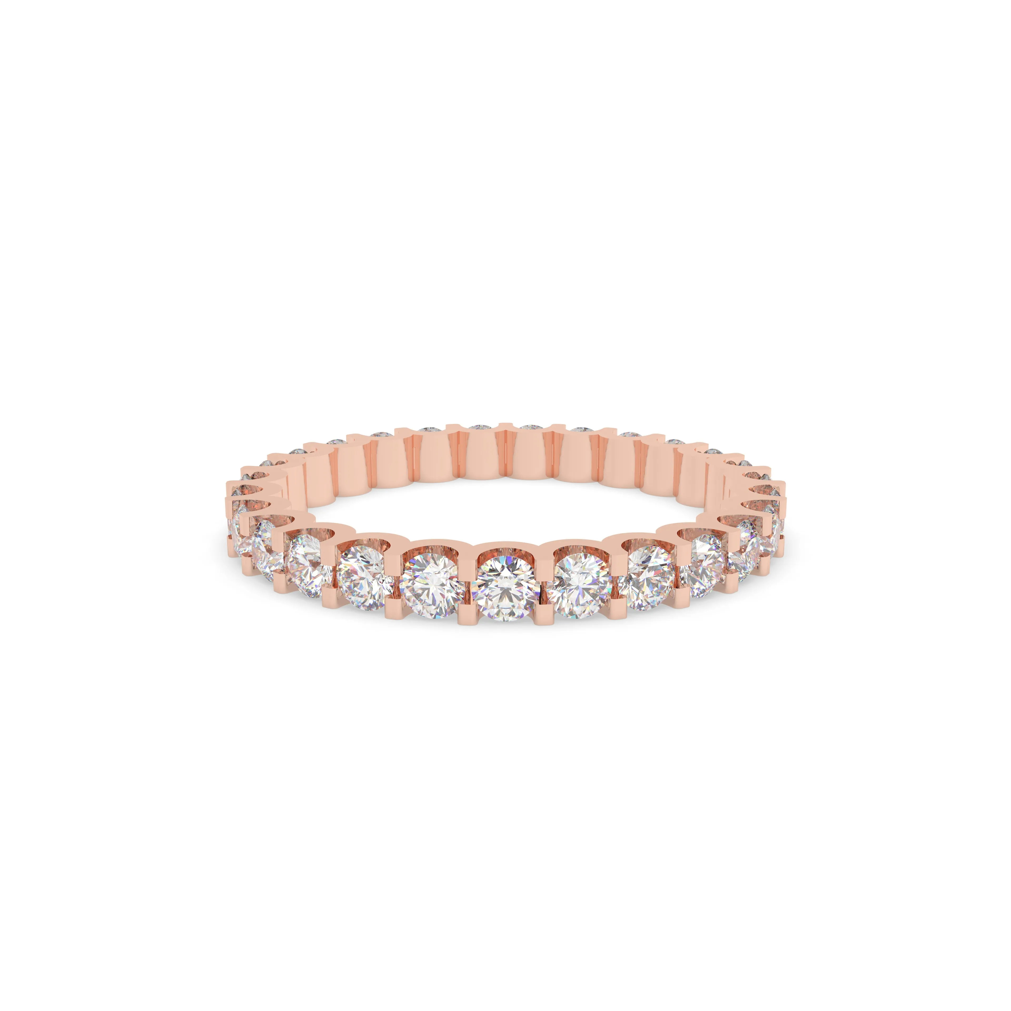 Diamond Round Halo Engagement Ring with matching Band