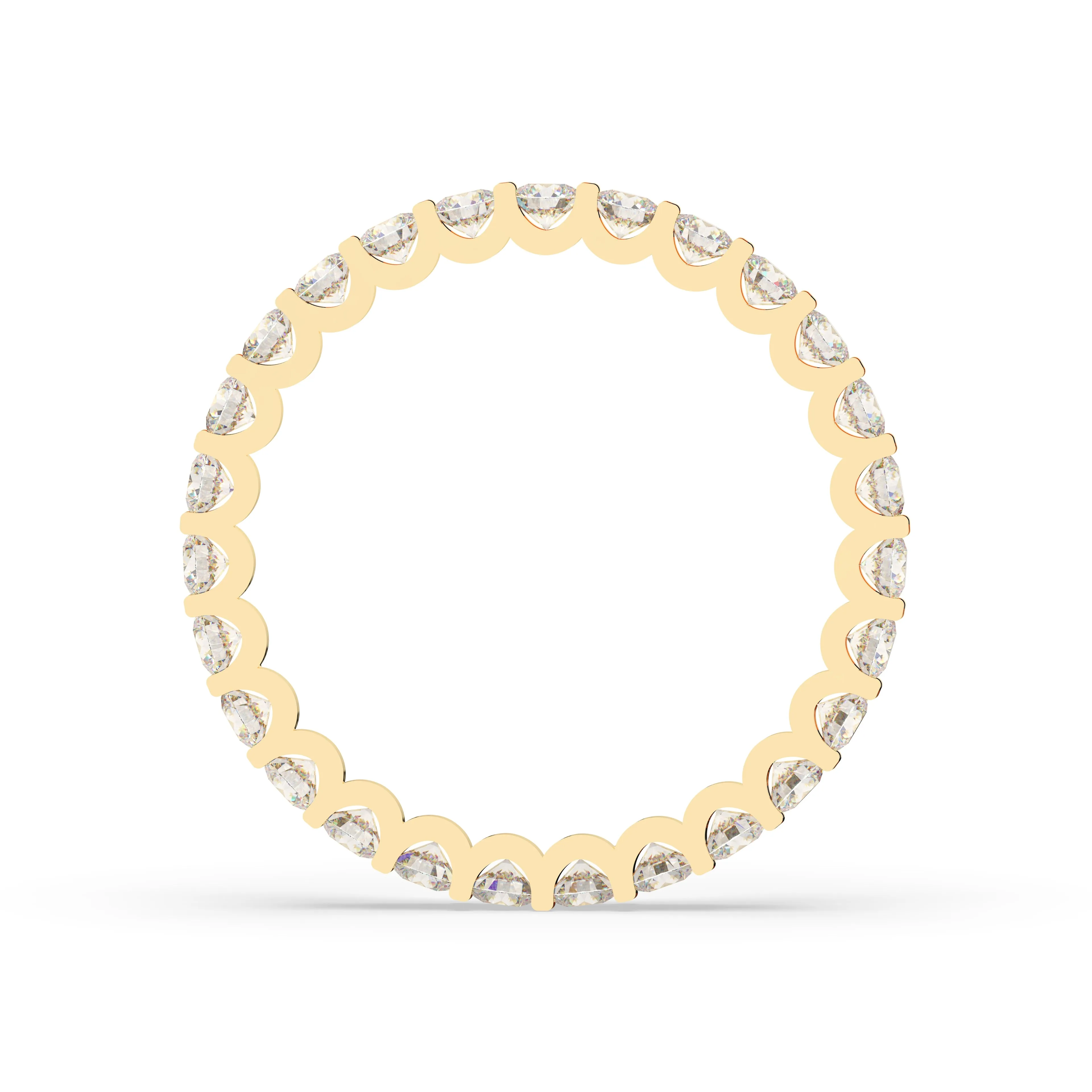 Diamond Round Halo Engagement Ring with matching Band