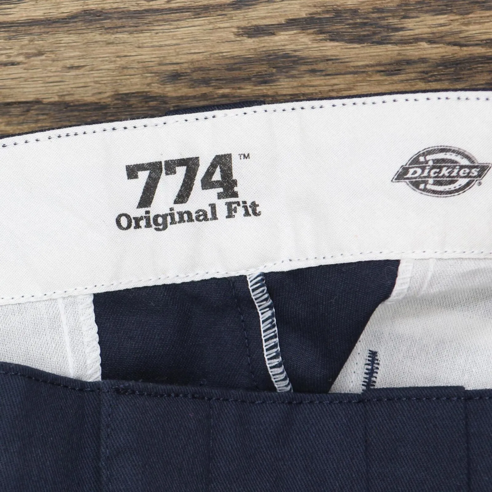 Dickies Women's Original 774 Work Pant FP774DN Dark Navy Blue 8 Tall