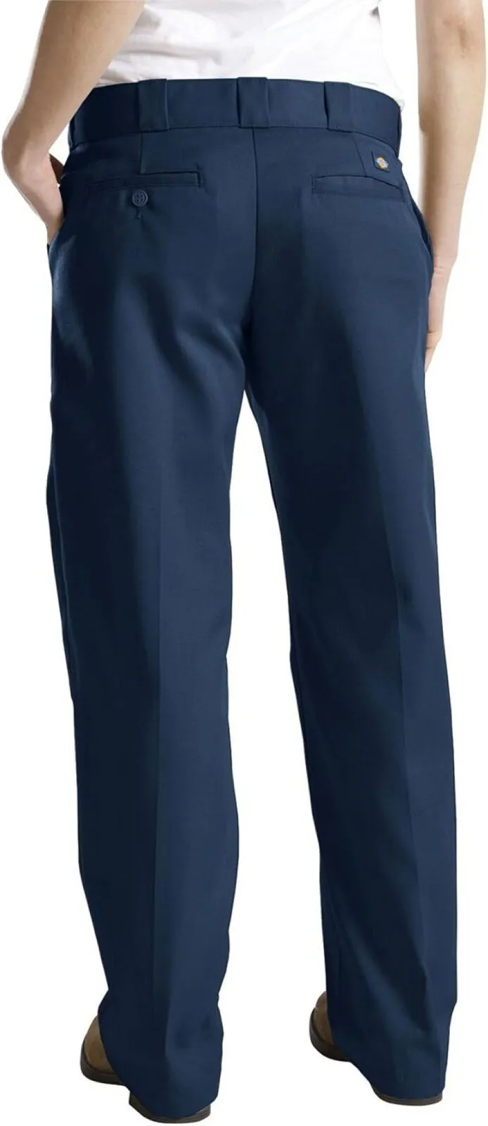 Dickies Women's Original 774 Work Pant FP774DN Dark Navy Blue 8 Tall