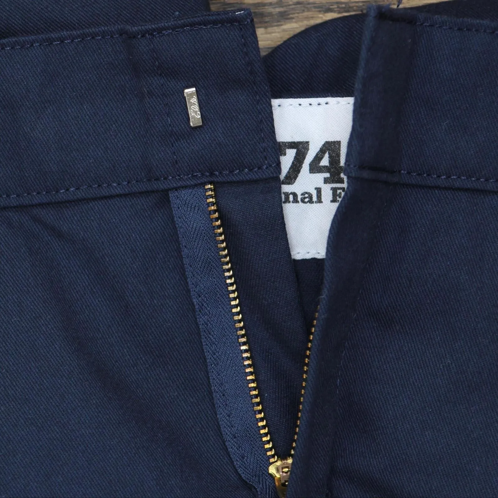 Dickies Women's Original 774 Work Pant FP774DN Dark Navy Blue 8 Tall