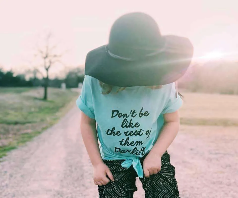 Don't Be Like the Rest of Them Darling | Kid's T-Shirt | Ruby’s Rubbish®