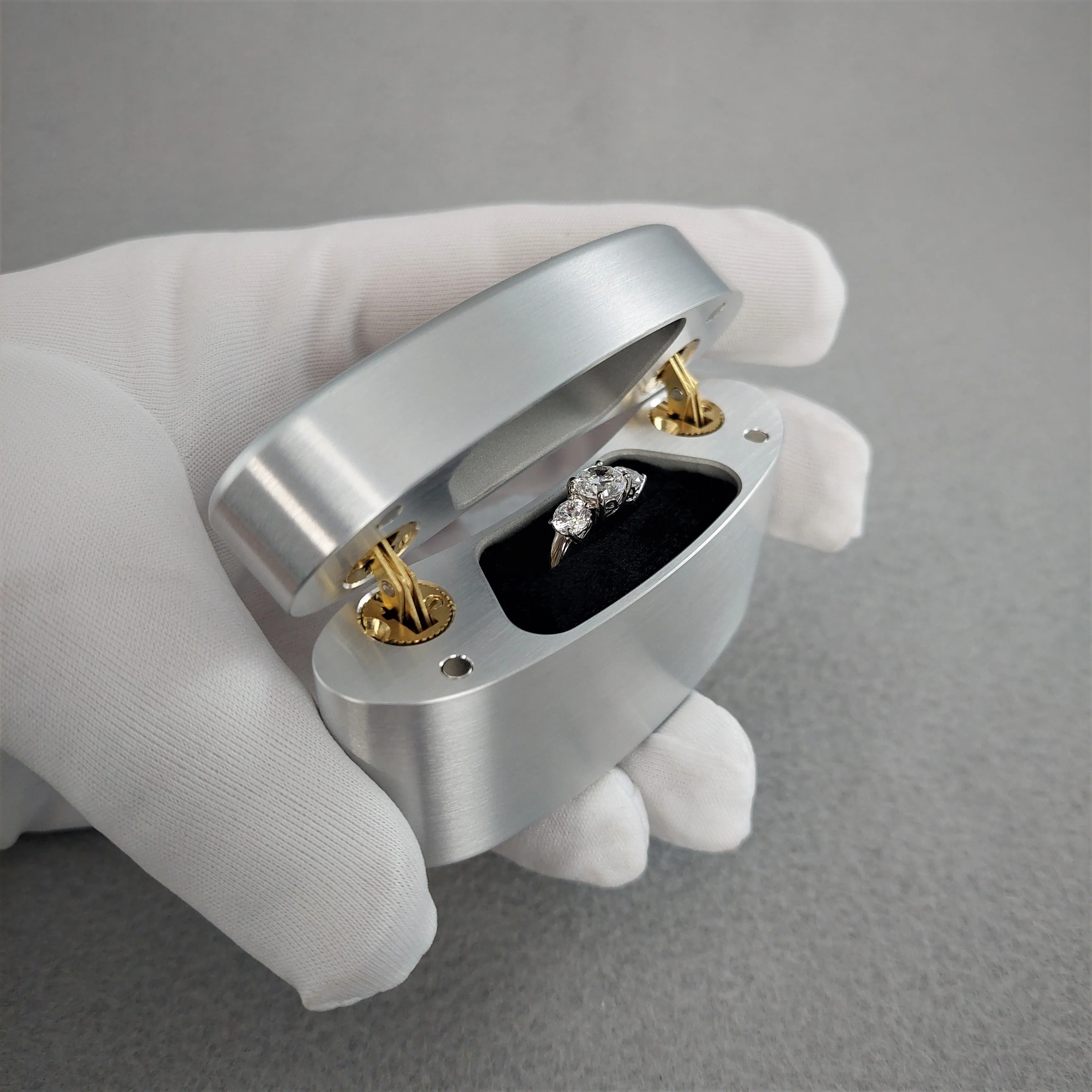 DPCustoms Ring Flask Engagement Ring Box