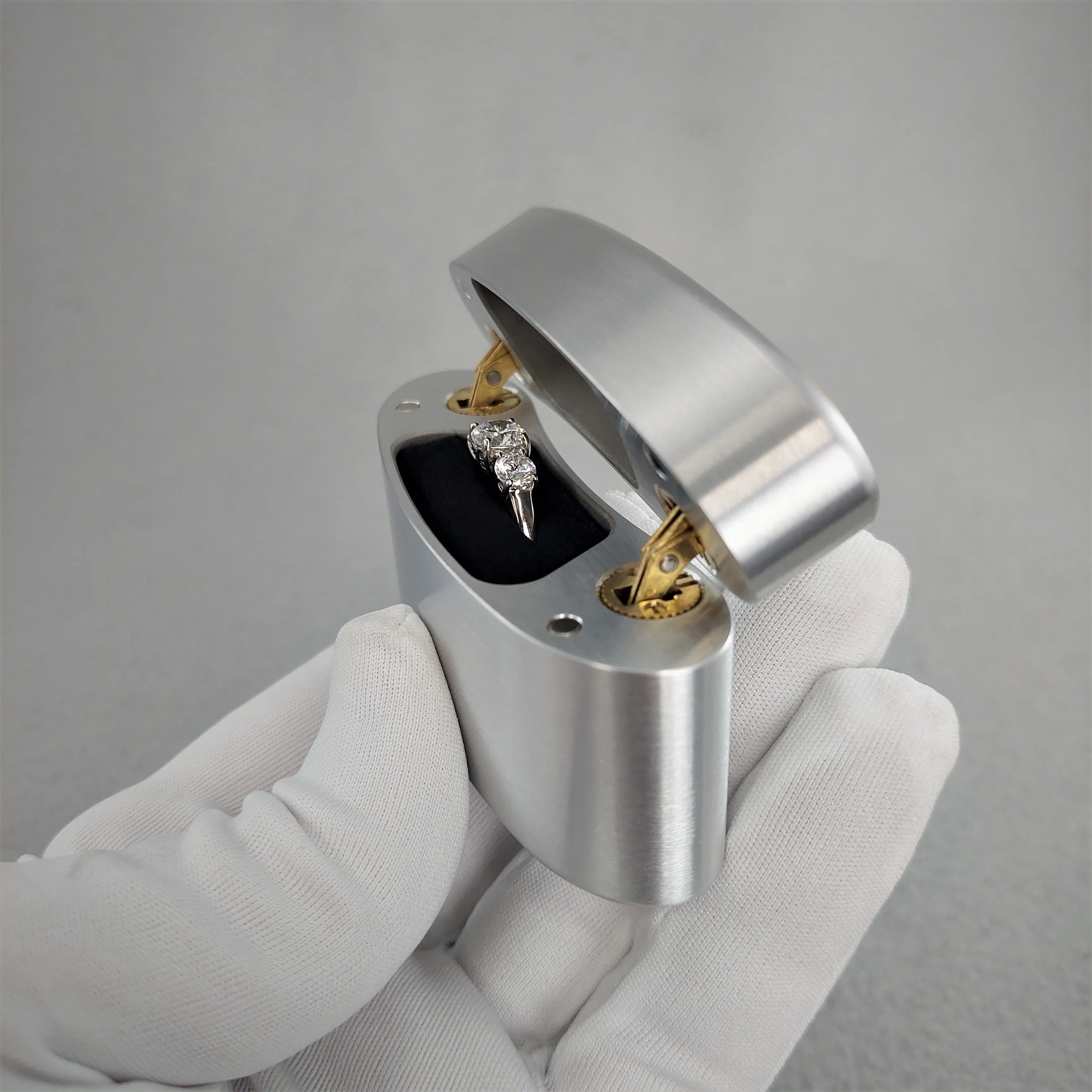 DPCustoms Ring Flask Engagement Ring Box