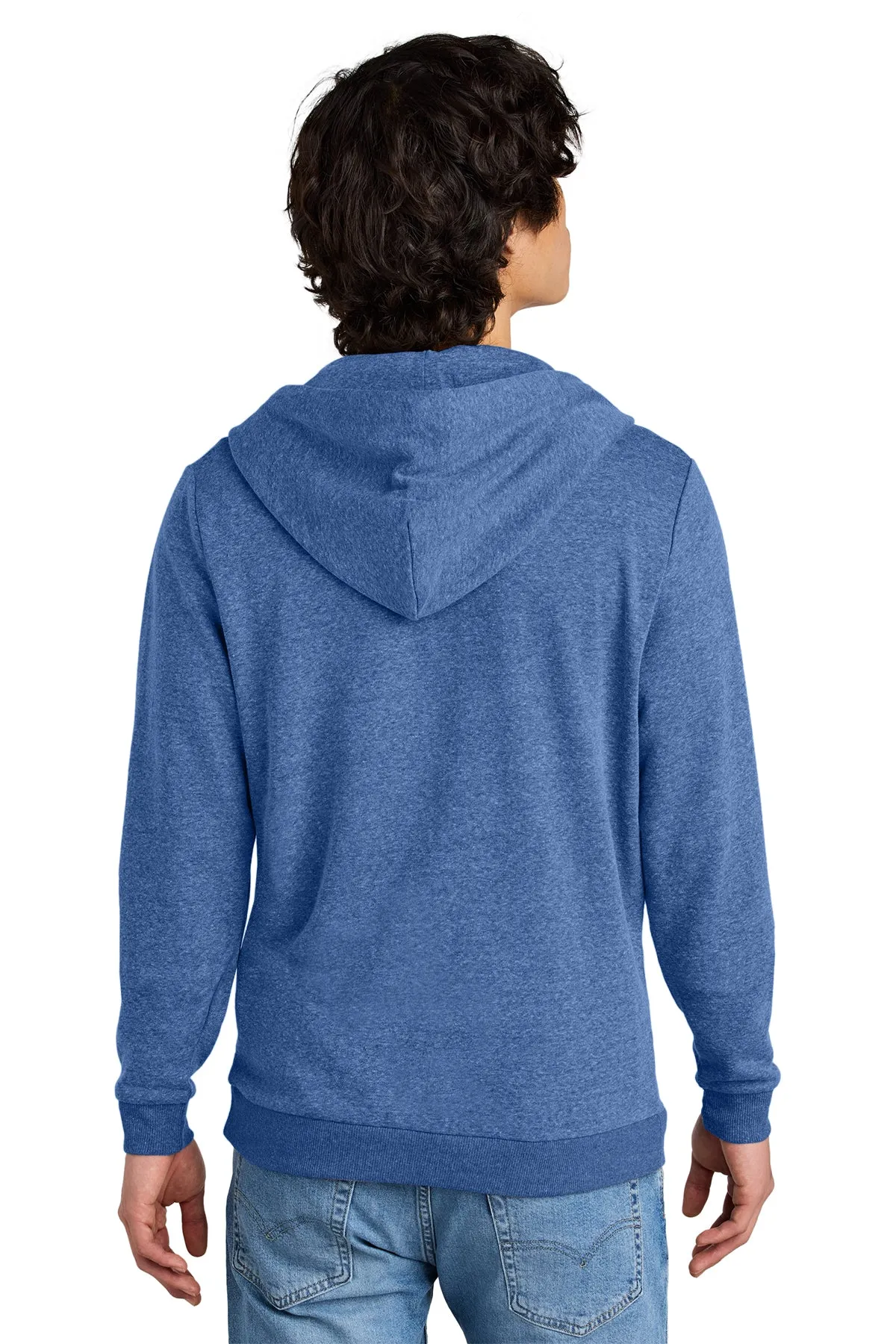 DT1302 District® Perfect Tri® Fleece Full-Zip Hoodie