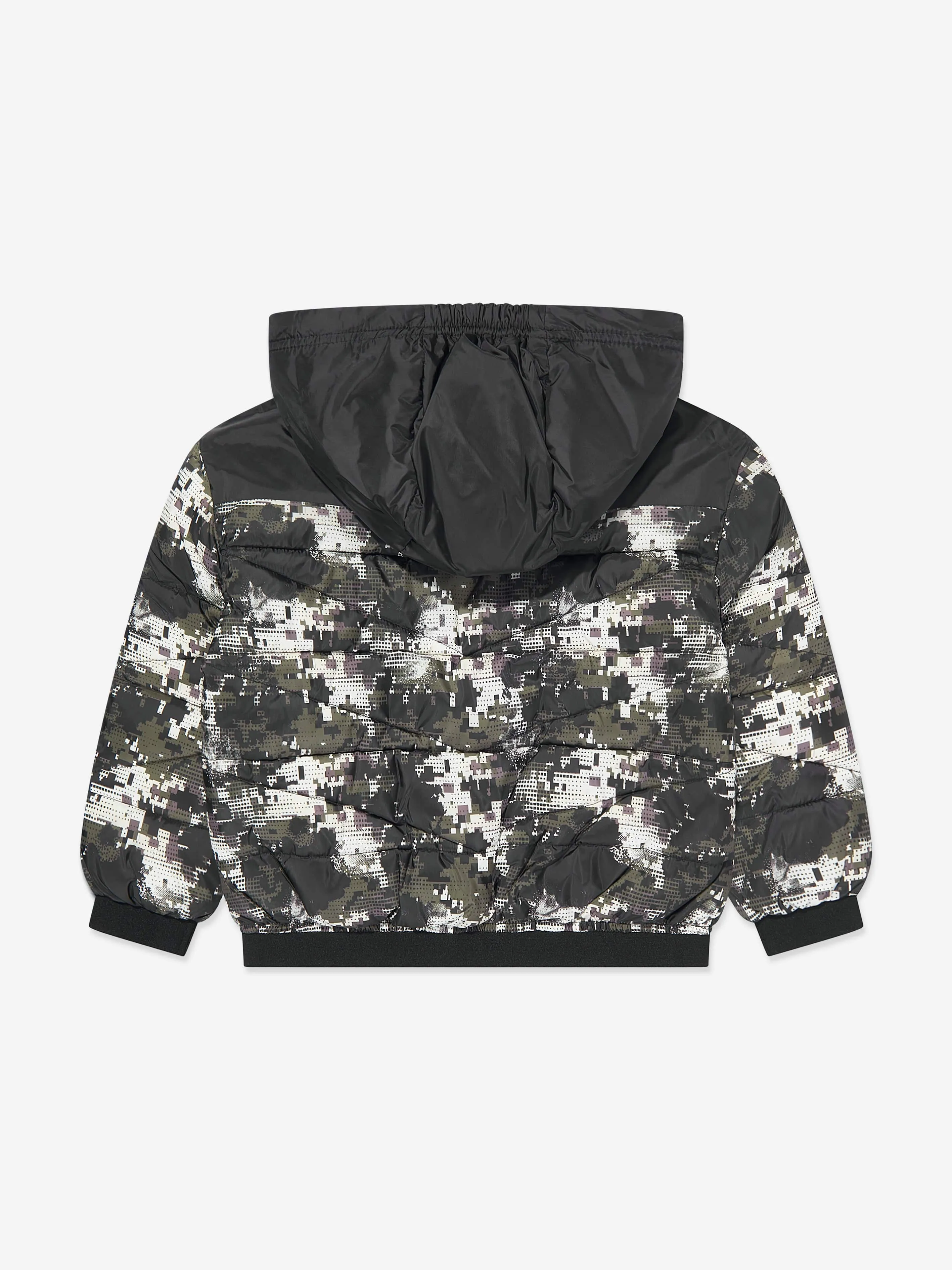 EA7 Emporio Armani Boys Puffer Jacket in Multicolour