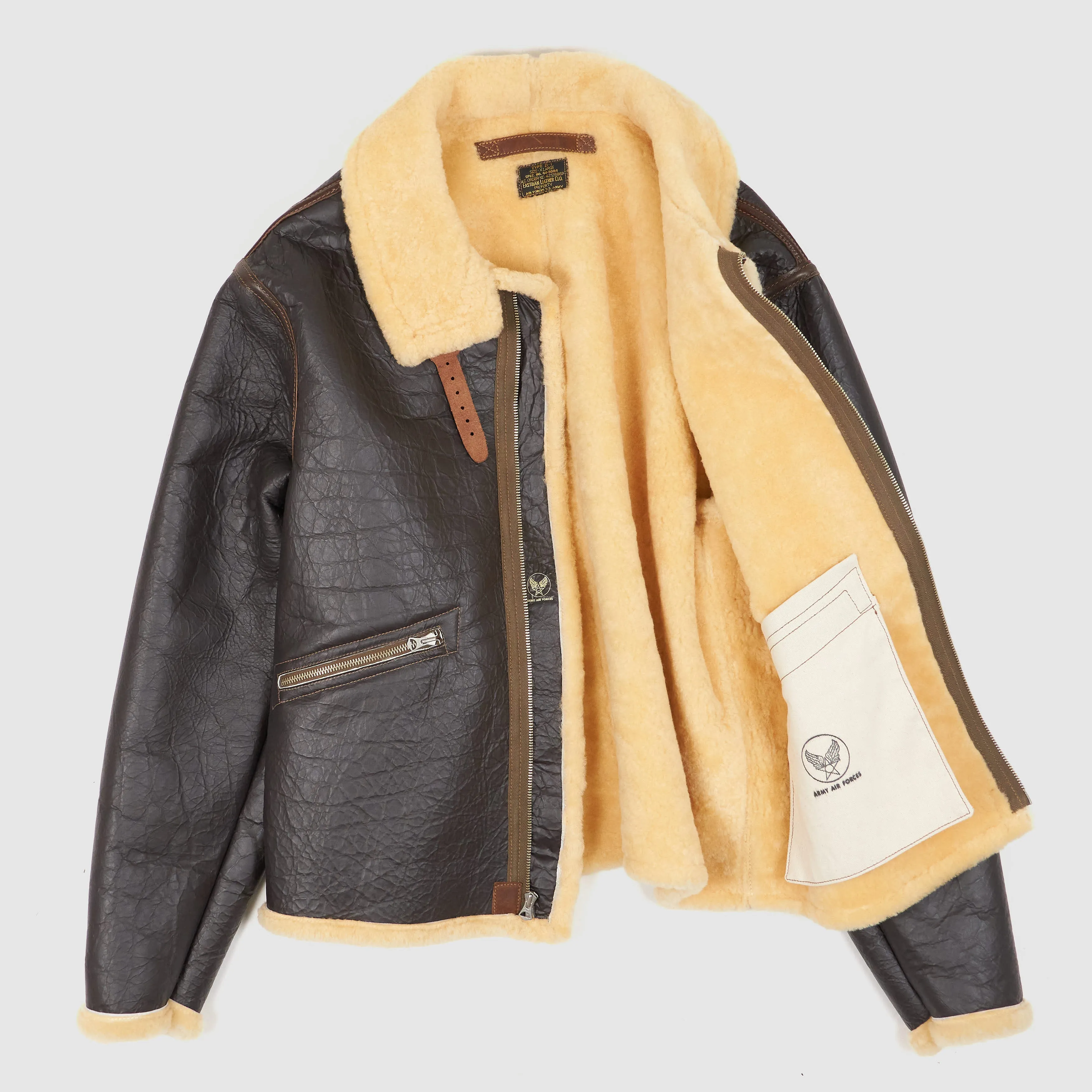 Eastman D-1 Mechanic Shearling Jacket