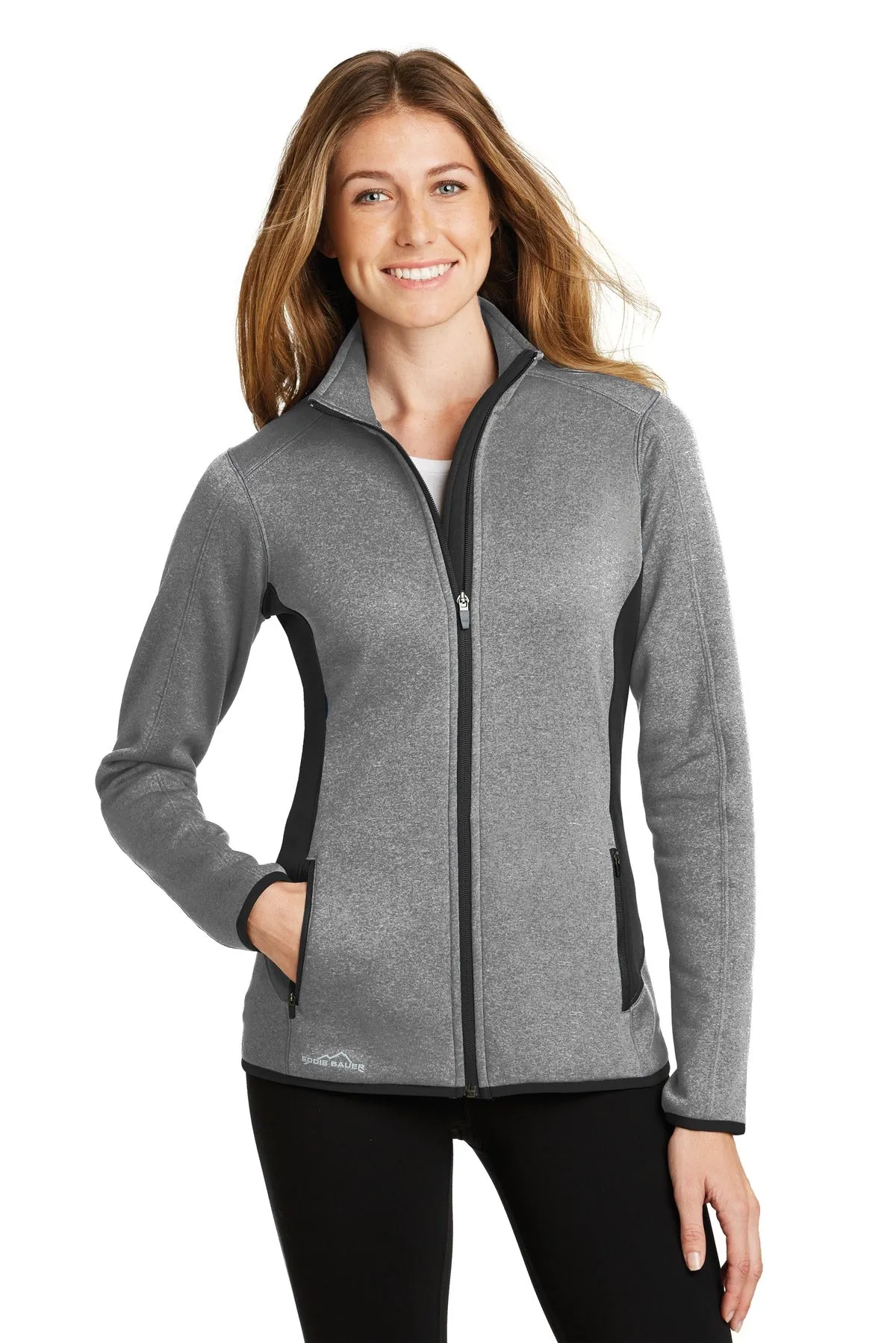 Eddie Bauer¨ Ladies Full-Zip Heather Stretch Fleece Jacket. EB239