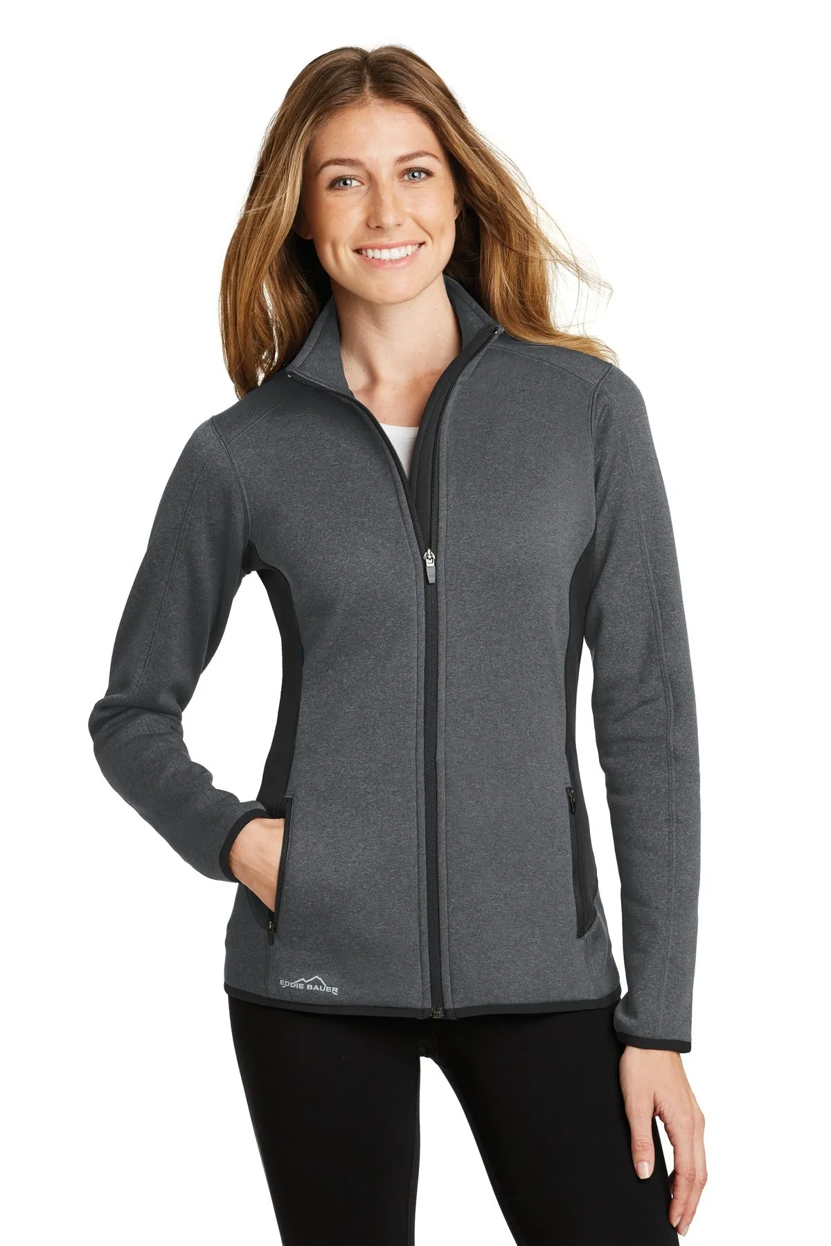 Eddie Bauer¨ Ladies Full-Zip Heather Stretch Fleece Jacket. EB239