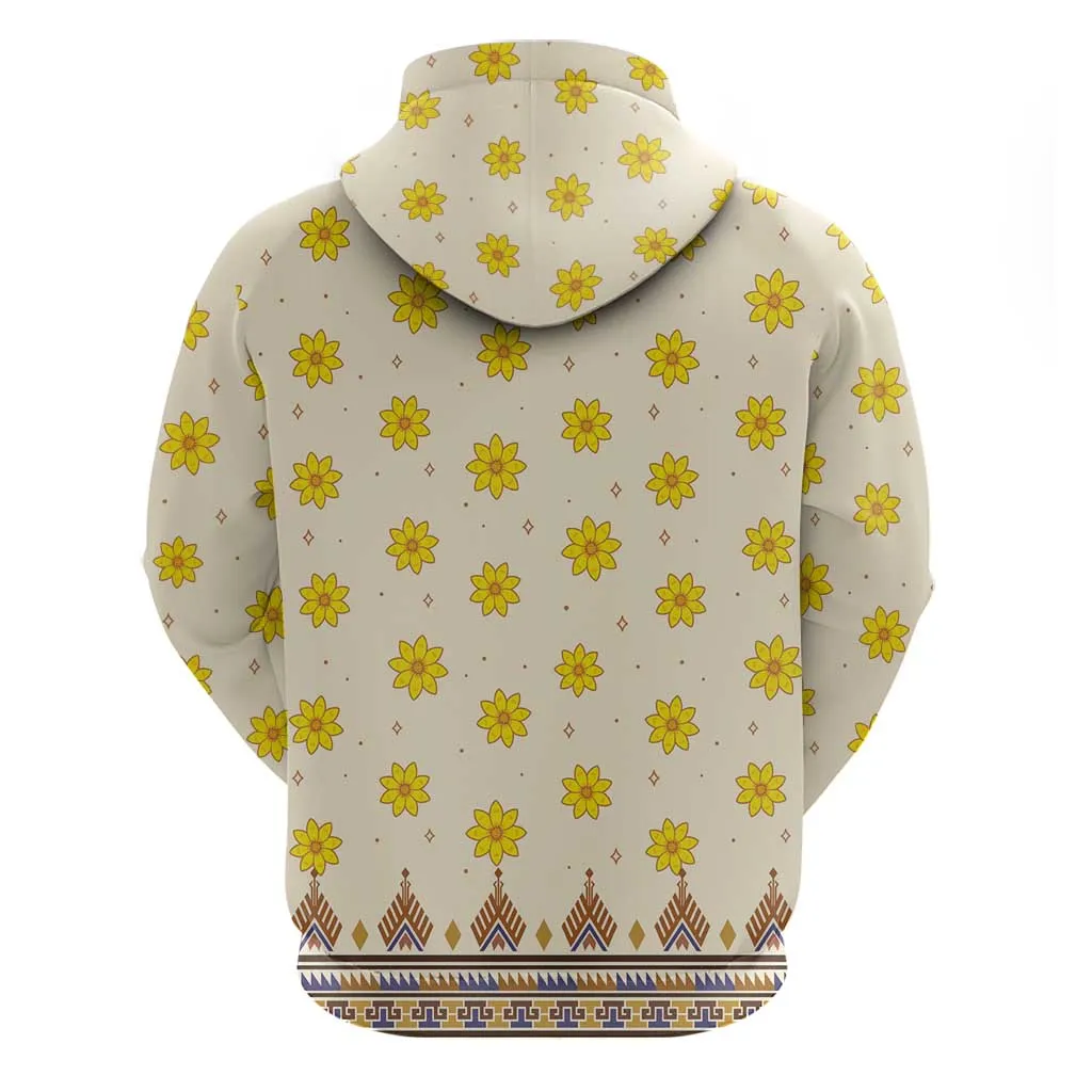 Enkutatash Dashiki Adey Abeba Pattern Hoodie LT01